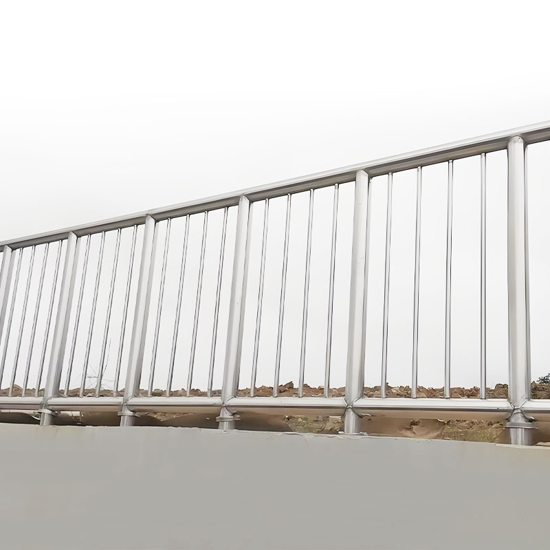 Stainless steel road guardrail