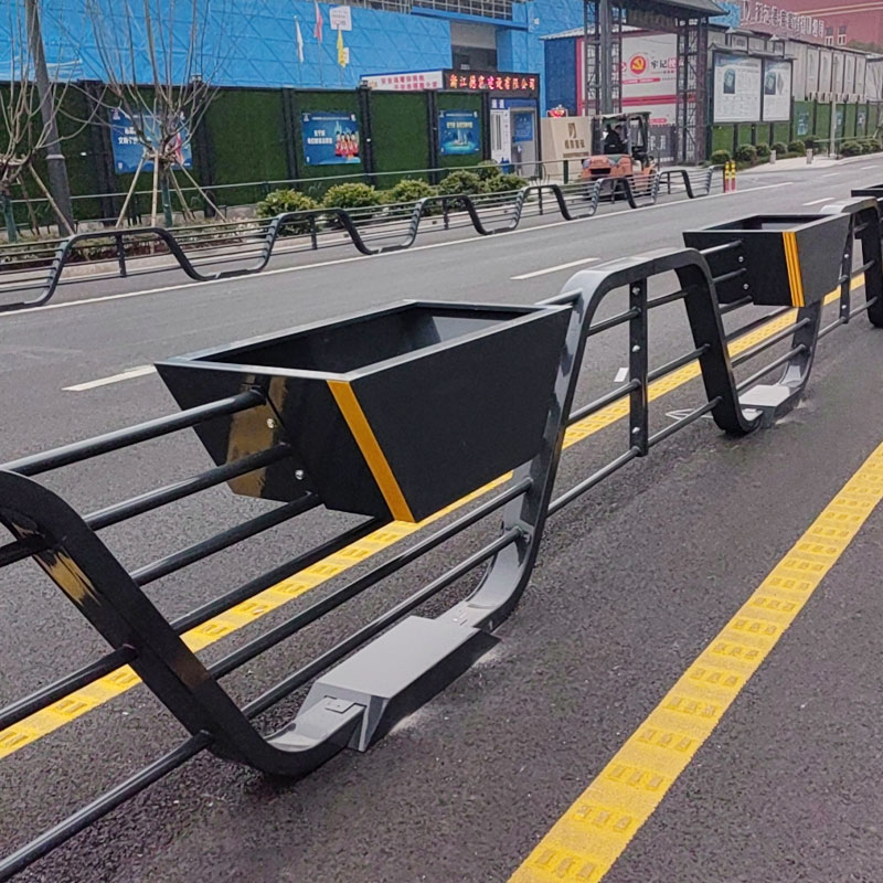 Aluminum alloy flower box guardrail