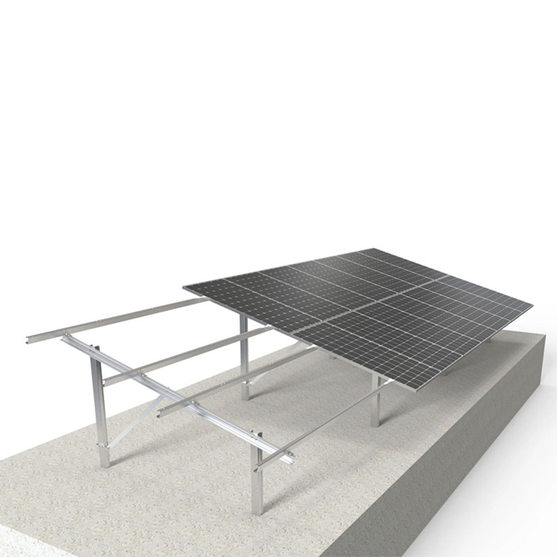 Dual column solar bracket
