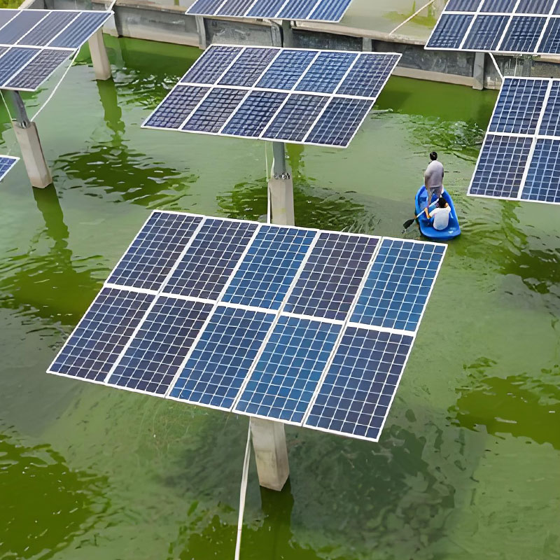 Fixed water surface solar bracket