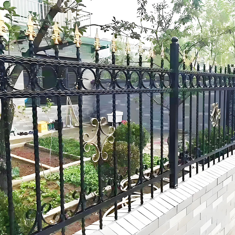 Iron art fence