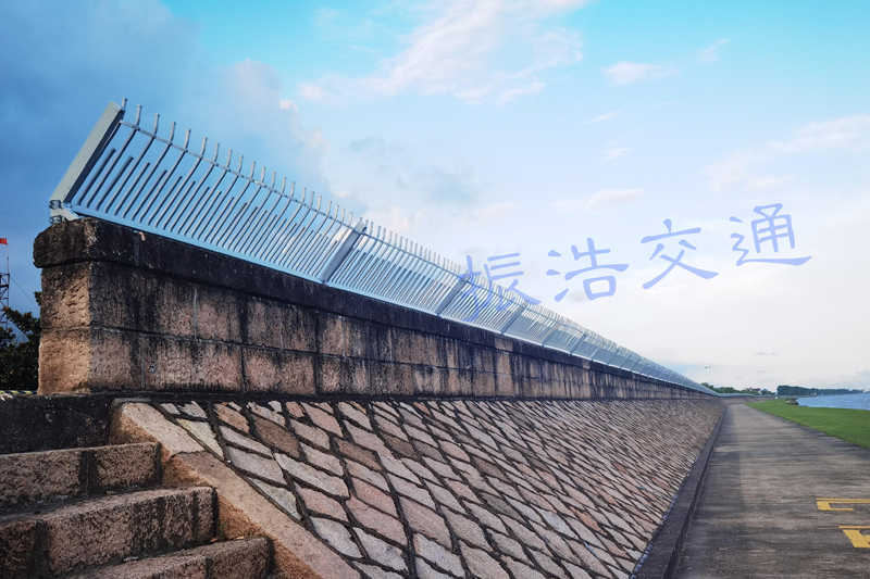 Steel guardrail