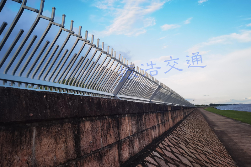 Steel guardrail