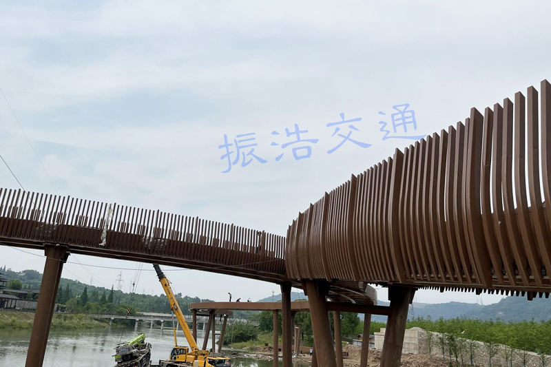 Aluminum alloy guardrail